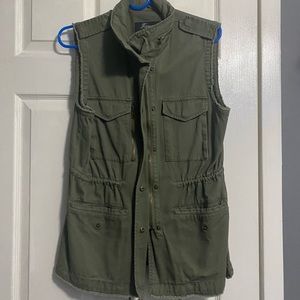 Olive Green Vest